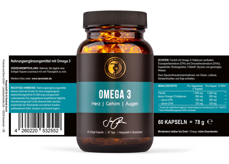 Omega 3 (1.000 mg / 60 Kapseln)